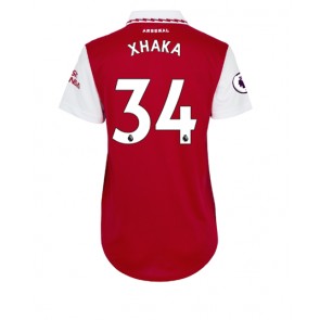 Arsenal Granit Xhaka #34 kläder Kvinnor 2022-23 Hemmatröja Kortärmad